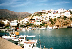 Agia Gallini from the sea