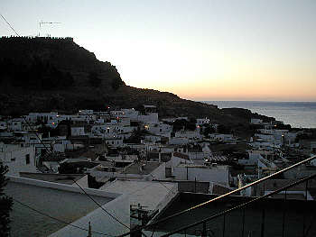 Lindos at dawn